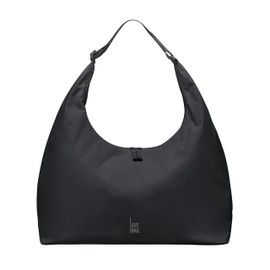 GOT BAG Shoulder bag T-shape bag, handbag made of recycled nylon, Black (Large)