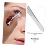 Housoutil 24pcs Stainless Steel Eyebrow Arrow Pattern and Heart Shape