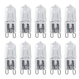 G9 LED Bulb Base Halogen Light Bulb, Warm White 2900K, 40W Halogen Equivalent, Non-dimmable for Home Lighting, Pack of 10