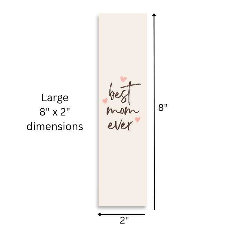 8’X2’ Bookmark for Mom | Gift for Mothers (Best Mom