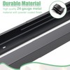 Memrita Adjustable Fireplace Curtain Rod and Valance Kit, Fireplace Curtain