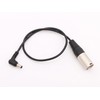 Male 4pin XLR to Male DC Power Cable 5.5/2.5mm for