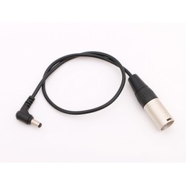 Male 4pin XLR to Male DC Power Cable 5.5/2.5mm for Video Camera Monitor