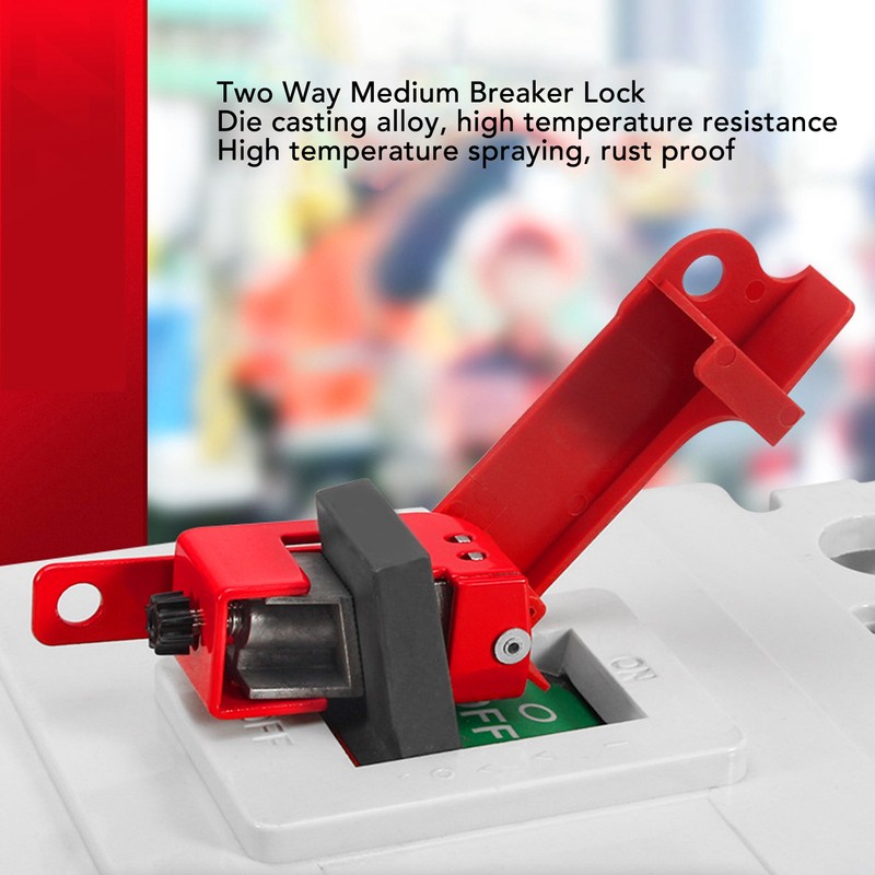 Lockout Tagout Breaker Lock Energy Isolation Impact Resistant Breaker Box