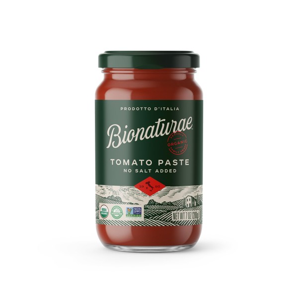 Bionaturae Organic Tomato Paste - No Salt Tomato Paste, Tomato