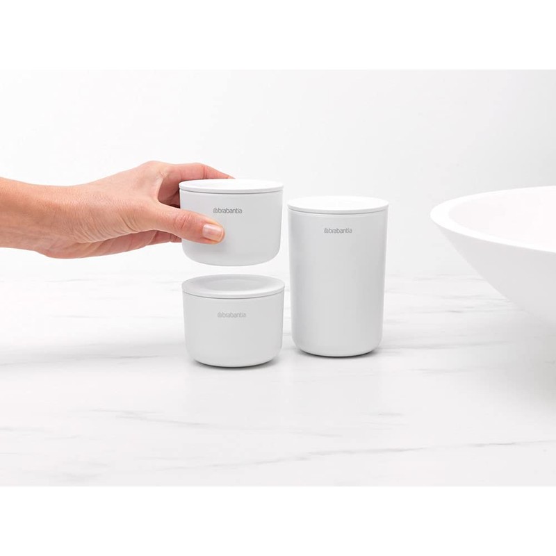 Brabantia 281327 ReNew Collection Storage Containers, White