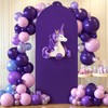 Purple Arch Cover 6FT Spandex Fitted Wedding Arch Stand Covers