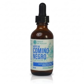 Mamá de Rocco | Aceite de Comino Negro Orgánico Prensado en Frío | Nigella Sativa Grado Alimenticio | Uso Tópico y Oral