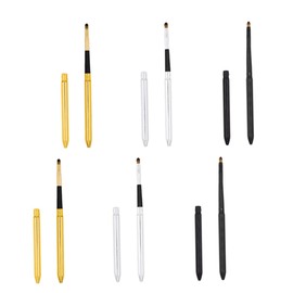 FRCOLOR 6pcs Women Lipstick Brush Stretchable for Bionic Tips for Smooth Application for Makeup for Travel and Daily Use