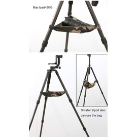 ROLANPRO Tripod Stone Bag Case for Benro Manfrotto Gitzo Triopod Velbon LVG Multi-function Tripod Butler Stone Pouch Bag