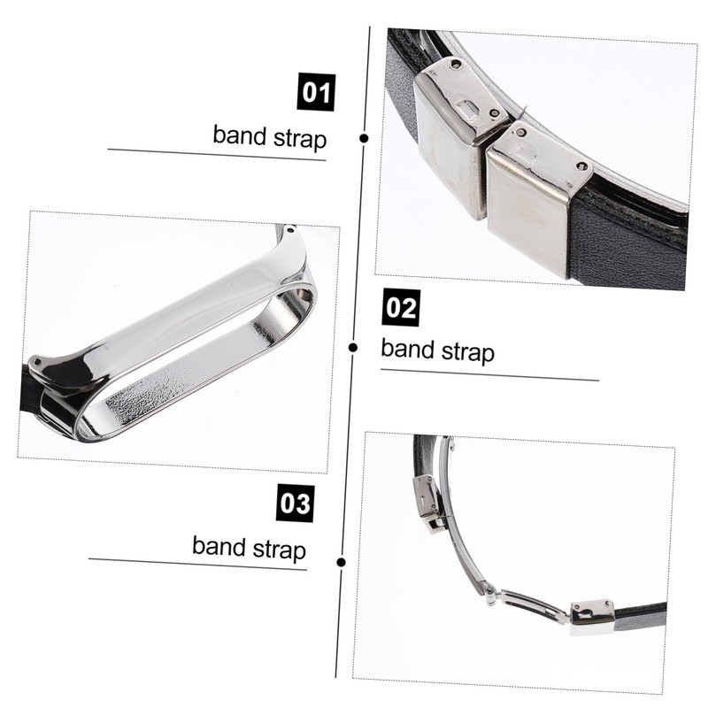 MERRYHAPY Replacement Wristband for Band 5/5 Bracelet Buckle Shell Watch