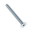 Multi Monti Plus Concrete Screw Blue Galvanised 100 Pieces Countersunk