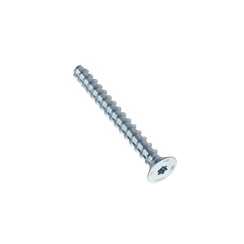 Multi Monti Plus Concrete Screw Blue Galvanised 100 Pieces Countersunk