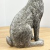 Alfie Francis 35cm Tall Large Silver Hare Ornament Sculpture Statue