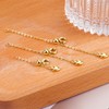 Necklace Extender Durable 14K Gold Plated Solid Brass Slider Necklace