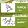 1-3/8" x 2-3/8" Chain Link Fence Gate Post Hinge Kit,
