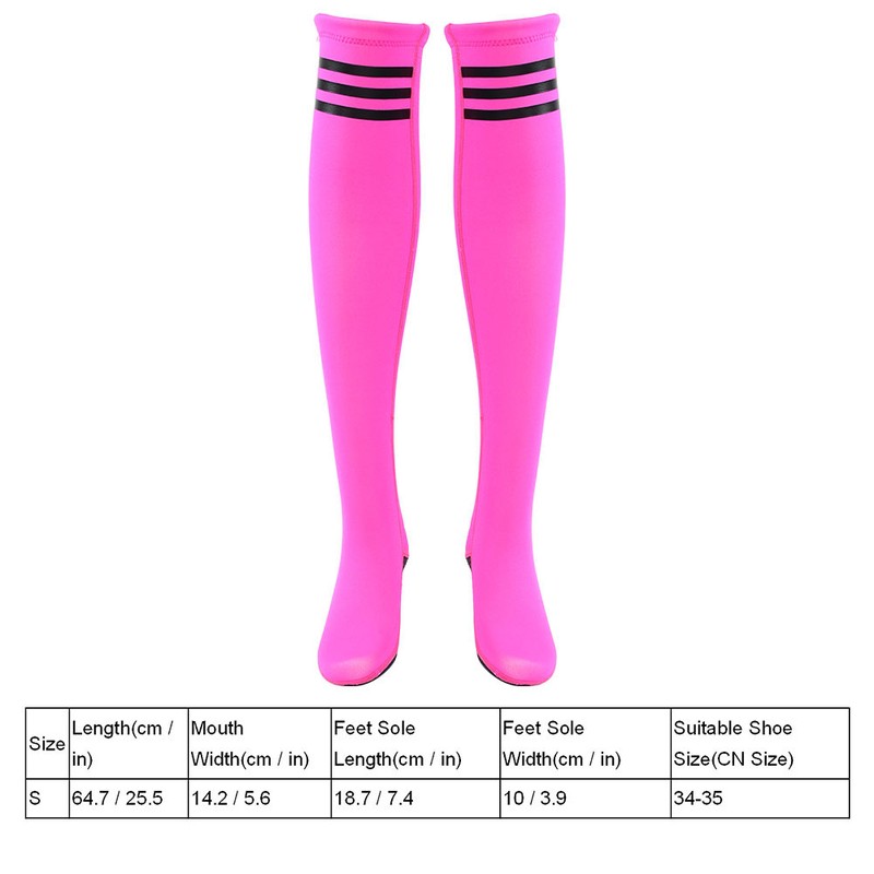 HISEA Neoprene Woman Girl Protection Long Stocking Thigh High Socks