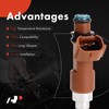 A-Premium Set of 4 Fuel Injectors Compatible with Subaru Impreza