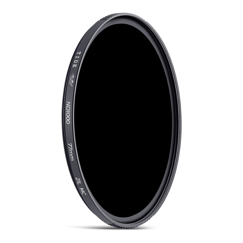 Tide Optics 62mm ND1000 (10 Stop) Lens Filter, Fixed Neutral