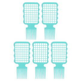 5pcs Twist Combs Ergonomic Perm Dreadlocks Curly Twist Hair Coils Combs Tool for Men Hair Styling