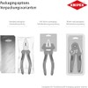 Knipex 30 23 140 Long Nose Pliers chrome plated plastic