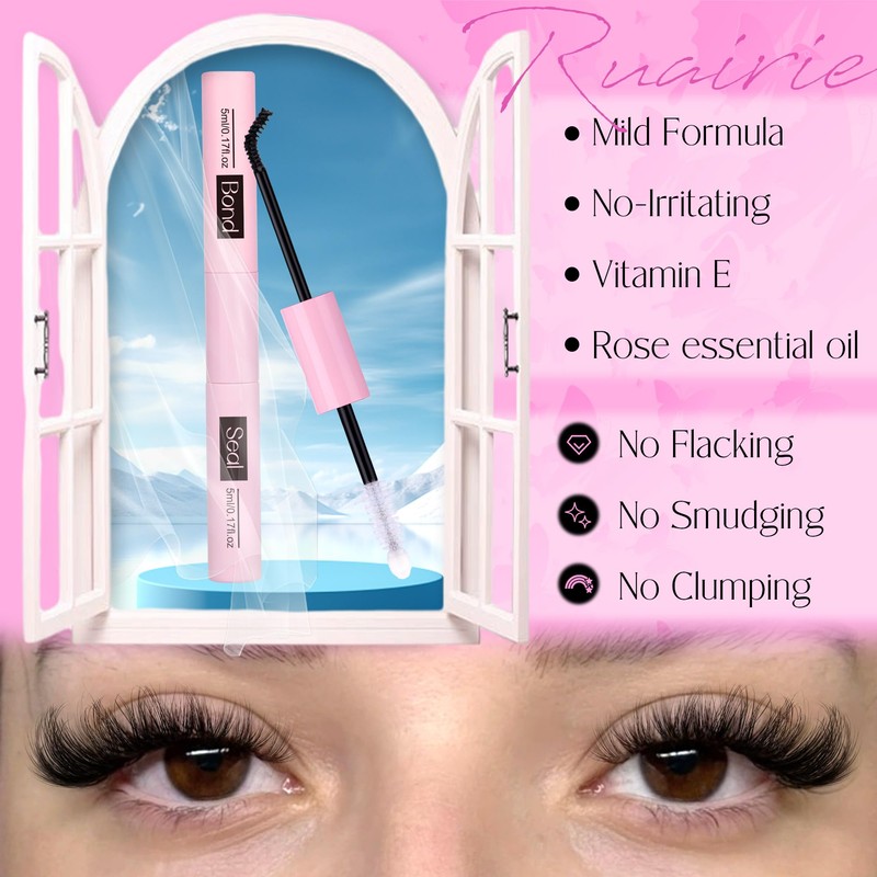 Bond and Seal Lash Glue for Eyelash Clusters Strong Hold