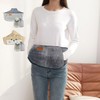 Insulating water bag waistband belt heating hand warm water bag Shoulder pack beige