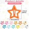 Joez Wonderful 20 Pcs Star Hair Clips, Metal Snap Hair