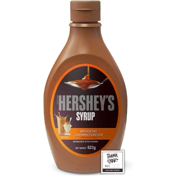 Hershey's Caramel Syrup 22.0 oz (623 g), 21.8 oz (623 g), Nature Kiosk with Open Date Label