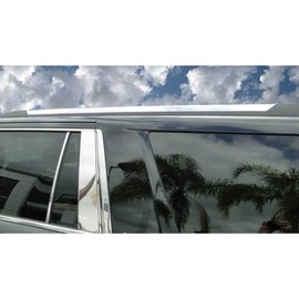 Upgrade Your Auto Chrome Roof Rack Accent Trim Covers (2 PC) for Chevy Tahoe 2015-2016