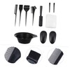 Minkissy 11pcs Hair Dye Brush Kit Mixing Bowl Easy Diy