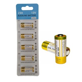 23A 12V Batteries for Doorbell and Remote Control, 12 V Battery 5 Pack,A23 Battery- Long Lasting
