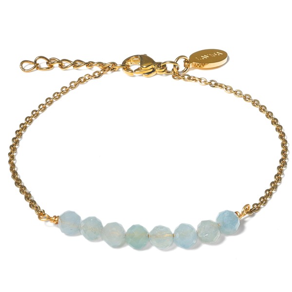 LAVISA 8 Beads Gemstone Bracelet – 4 mm Beads –