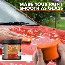 Xtremeauto Clay Bar Kit For Cars - Premium Detailing Claybar Kits With Microfibre Cloth, X4 100G Mild Grade Clay Bars + Cleaning Towel, Professional Vehicle Clay Bar Kits For Cars