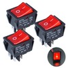 DMWD 3Pcs 30A 250VAC/ 35A 125VAC Large Current Rocker Toggle