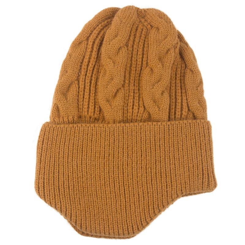 Muryobao Gorro de invierno para mujer, cálido, suave, elástico, holgado,