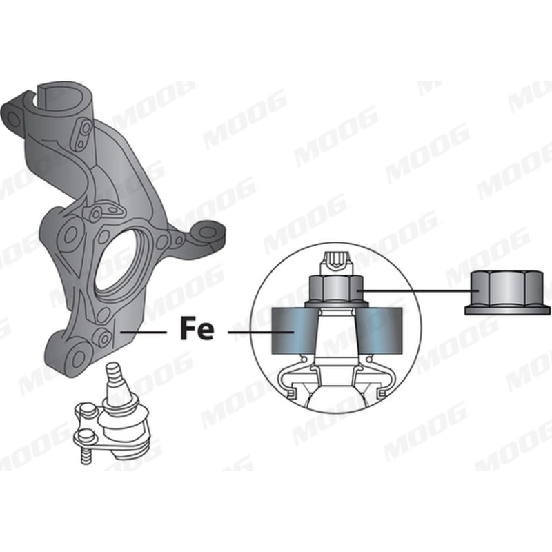 Moog VO-BJ-13582 Ball Joint