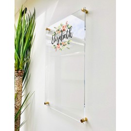 Large Clear Acrylic Notes Board for wall | Dry-Erase Message White Board Calendar Wall Mounted Office Home Family Organization Tools Must Haves School Kids Adult Mom Teen Monthly Weekly ADHD Tools