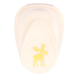 Vaessen Creative Motif Punch Elk - 1.5 x 2.3 cm - Punch for Craft Paper, Coloured Paper, Scrapbook Paper or Decoupage Paper