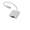 MicroConnect HDMIDVGA - HDMI Micro - VGA adapter M-F - HDMI Micro D type - VGA 25cm - White, resolution : 1920 x 1080P@60Hz - Warranty: 25Y
