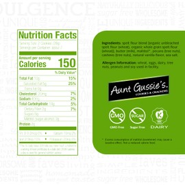 Aunt Gussie's - Spelt Sugar Free Pecan Meltaways - 4 Pack