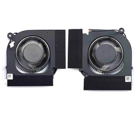 Bestparts New CPU+GPU Cooling Fan for ACER Predator Helios 300 (PH315-55 PH317-56), P/N: for FPK8 DFSCL12E06486T, NS8CC19, 12V Fan (ABS Fan Blade)