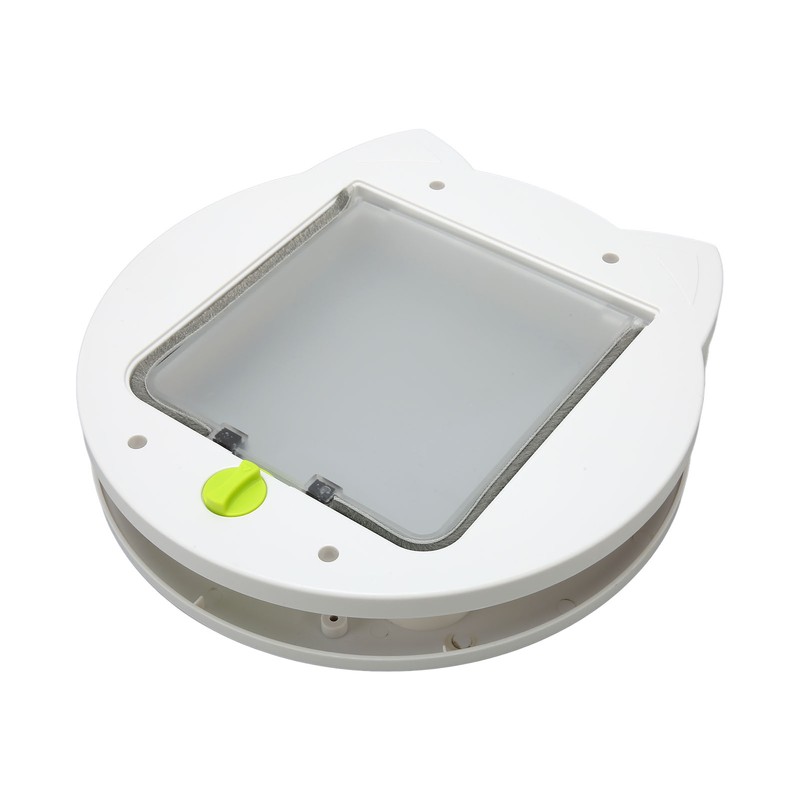 Pet Flap Door 4 Way Locking Noiseless Weather Resistant Cat