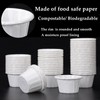 NROZIET 1000 Pack Paper Sample Cups for Tasting, 0.5oz Small