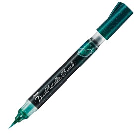 Pentel XGFH-DD Dual Metallic Blush Green + Metallic Blue