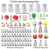 Gawren-H&E 678pcs Cake Decorating Kit,Baking Supplies with Decorating Tools,Cake Carrier,Cake