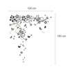 WALPLUS Butterfly Vine Wall Stickers for Kids Rooms - Nursery