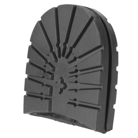 DIY Stick-on Heel Savers for Shoe Repair, Anti-Slip Shoe Soles, Ideal for Boot Sole Replacement (Black Heel)