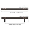 Asidrama 10 Pack 5 Inch(128mm) Oil Rubbed Bronze Kitchen Cabinet