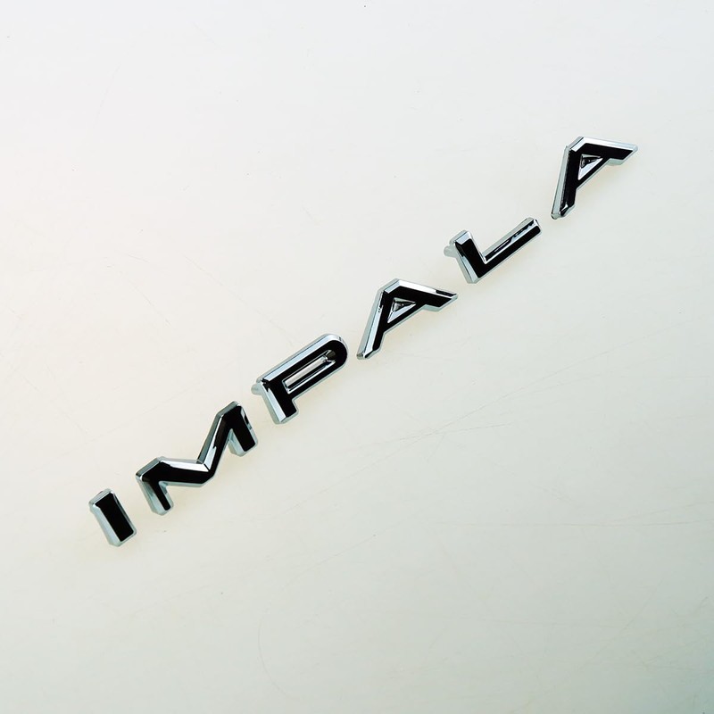 1Pc 1964 64 Impala Quarter Panel Emblems 3D Badge Letters